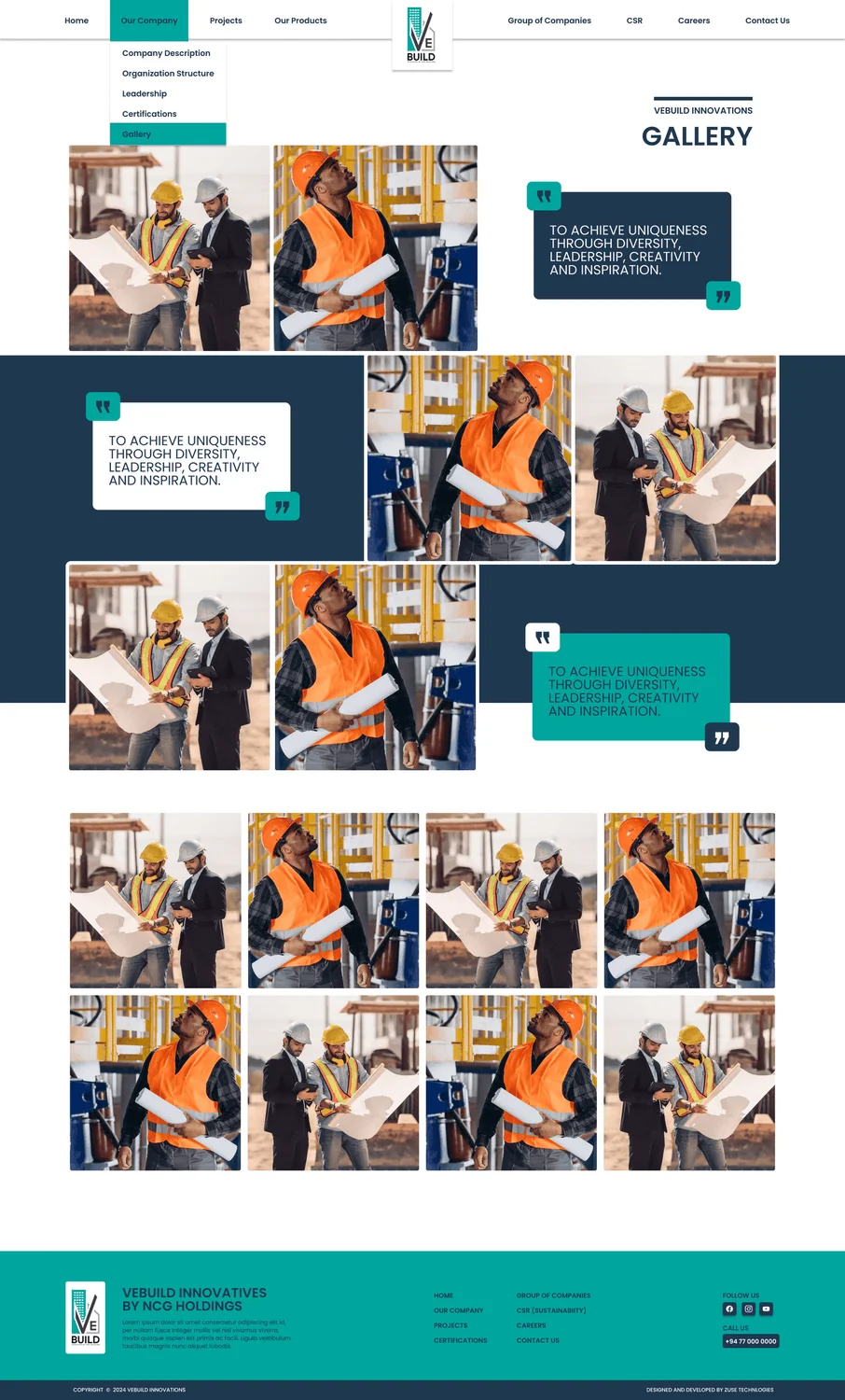 VEBUILD - Our Company · gallery